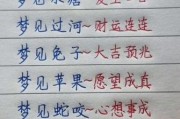梦到字是什么意思_梦见写字预示什么