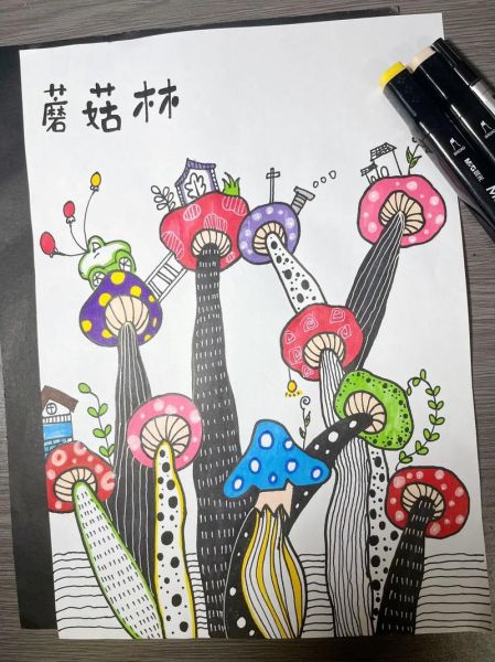 幼儿绘画作品图片大全_如何激发孩子创作灵感