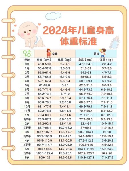 一岁四个月宝宝身高体重标准_正常范围是多少