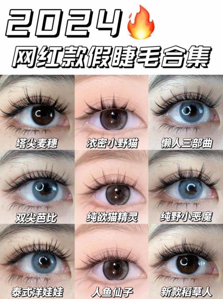 假睫毛图片大全_如何选择适合自己的款式