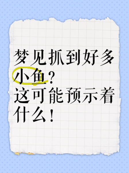 梦到抓了好多鱼是什么意思_周公解梦准吗