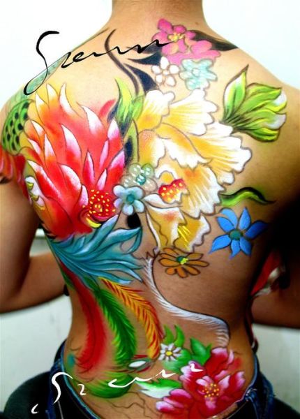 人体彩绘图片大全哪里找_人体彩绘图片大全怎么选