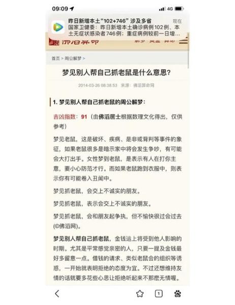 梦到抓住老鼠是什么意思_梦见抓老鼠预示什么