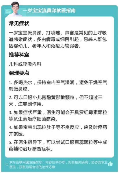 1岁宝宝流鼻涕打喷嚏怎么办_需要吃药吗