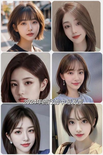 2024流行发型图片_适合圆脸女生的发型推荐