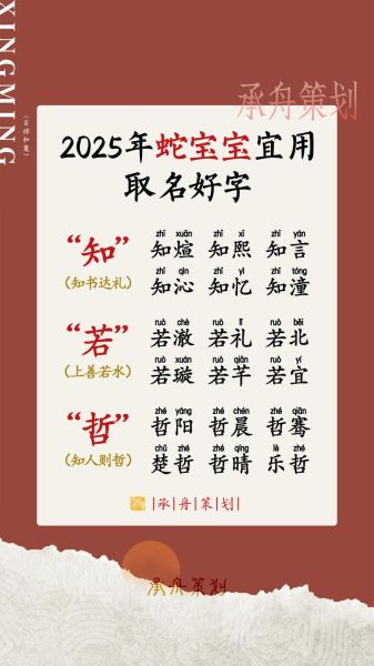 蛇宝宝取名宜用字有哪些_属蛇起名带什么偏旁好