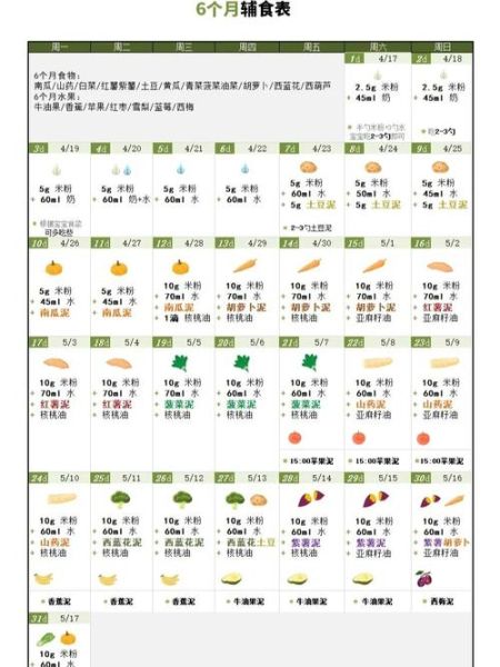 六个月宝宝辅食吃什么_怎么添加才科学