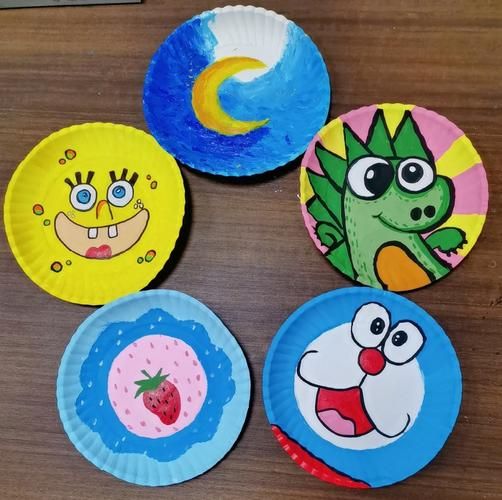 画盘子图片大全_怎么画简单又好看