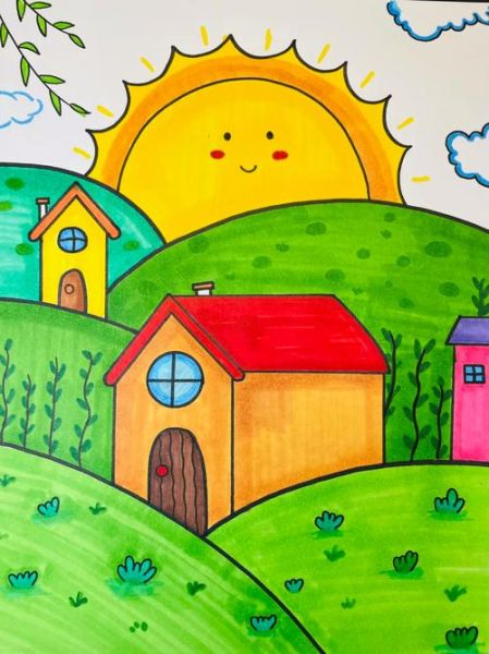 二年级绘画图片大全_适合画什么主题