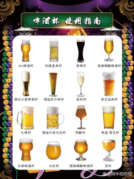 啤酒杯图片大全_啤酒杯种类有哪些