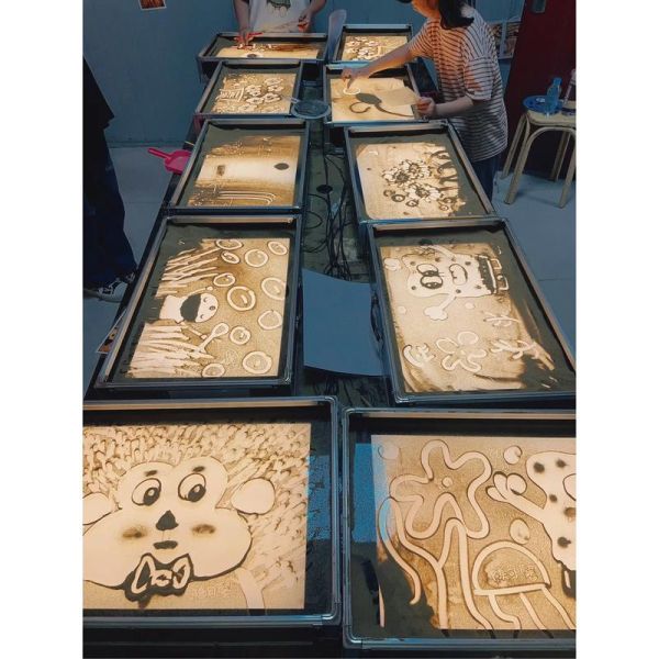 沙画图片大全_沙画怎么制作