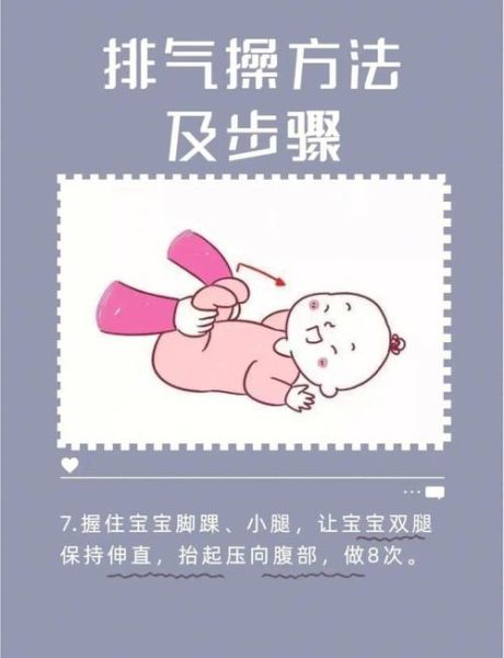 宝宝排气操怎么做_新生儿胀气缓解方法