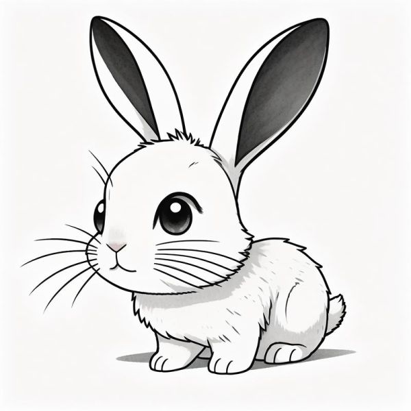 卡通兔子图片大全可爱_怎么画才萌