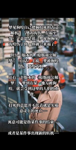 梦到狗是什么征兆_梦见狗咬人代表什么