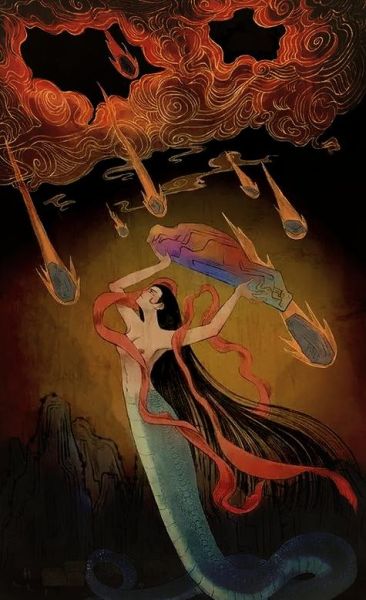 女娲补天图片大全_女娲造人高清图哪里找