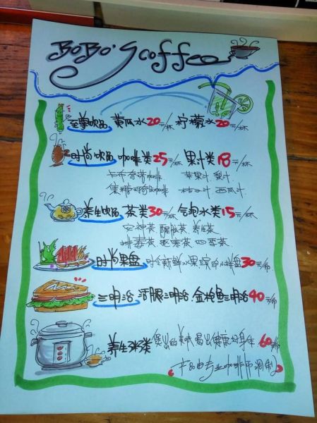 菜牌图片大全_如何设计吸引顾客的菜单