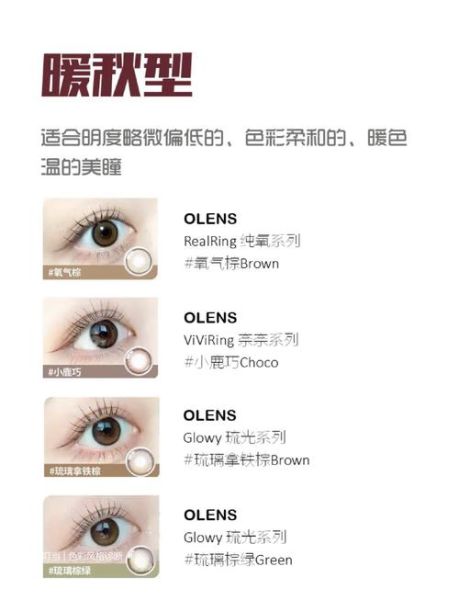 美瞳图片大全_怎么选颜色