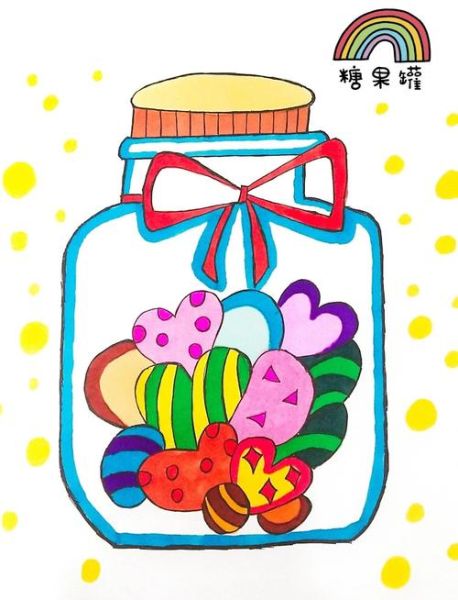 罐子简笔画怎么画_罐子简笔画图片大全