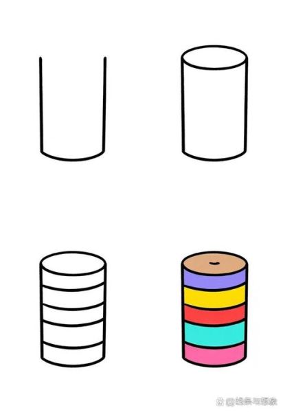 圆柱体图片大全_圆柱体怎么画