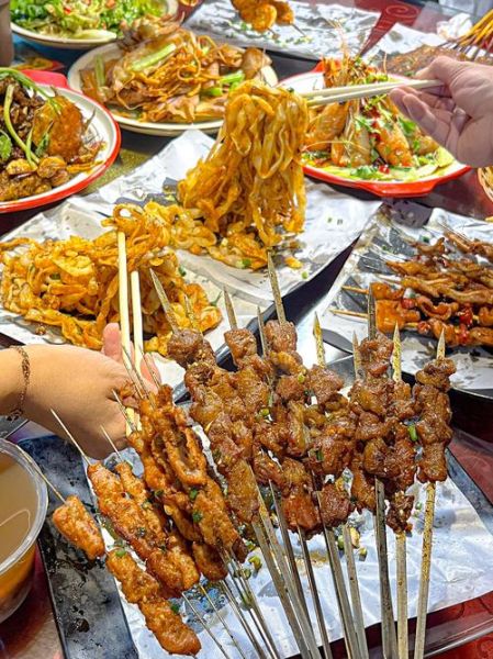 大排档图片大全_夜宵吃什么