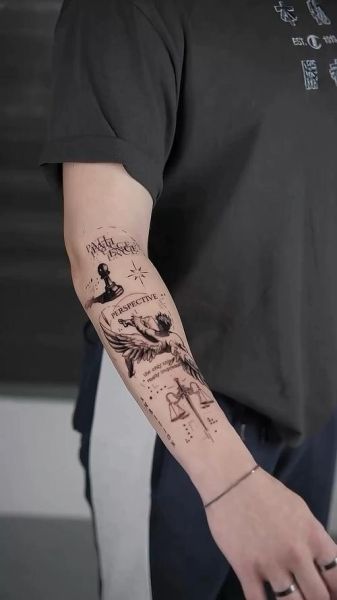 纹身大全图片男_男生纹身图案怎么选